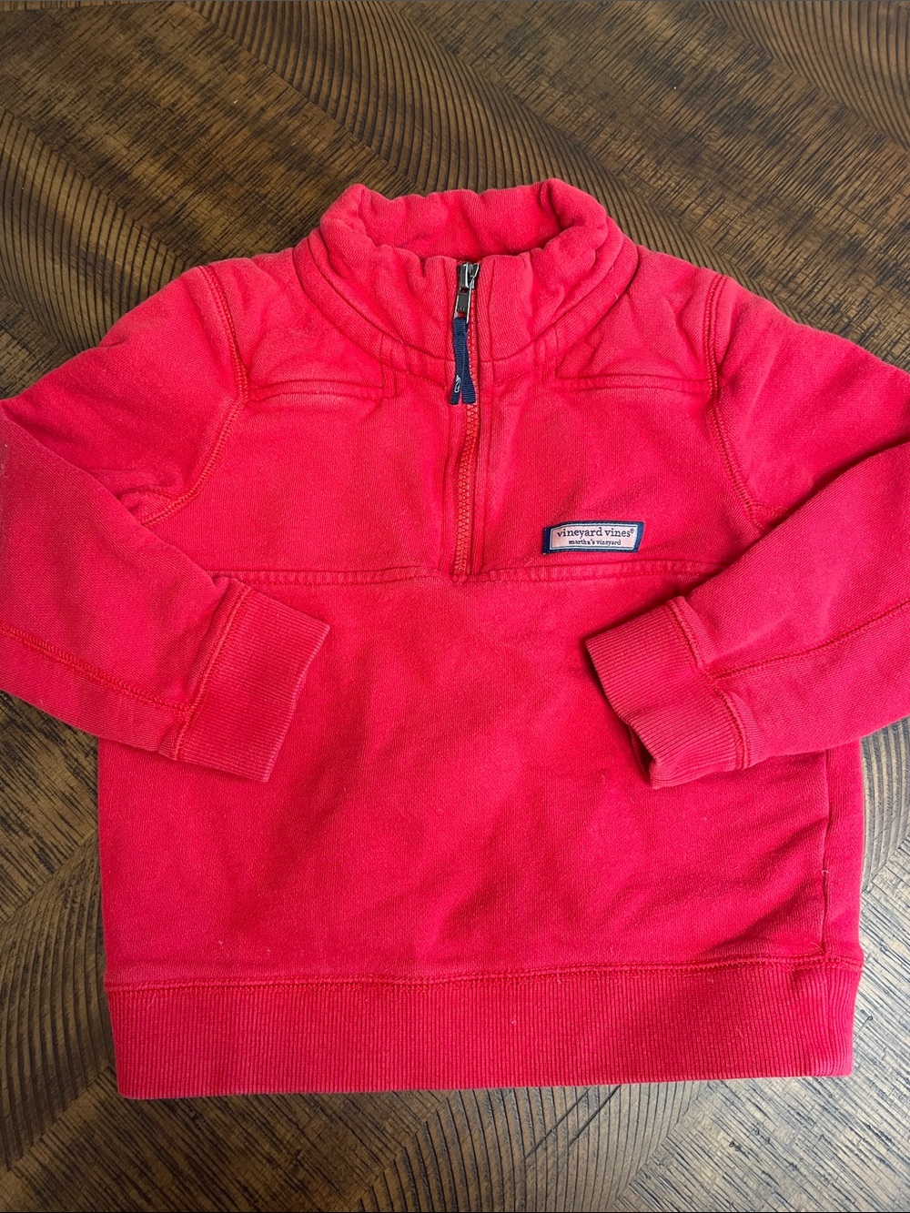 Vineyard Vines Kids Hot Pink Quarter-Zip Sweatshirt